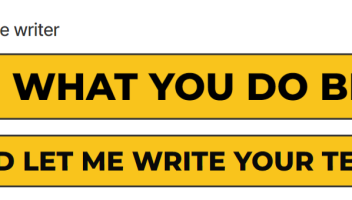 user banner